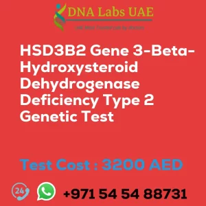 HSD3B2 Gene 3-Beta-Hydroxysteroid Dehydrogenase Deficiency Type 2 Genetic Test sale cost 3200 AED