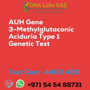 AUH Gene 3-Methylglutaconic Aciduria Type 1 Genetic Test sale cost 4400 AED
