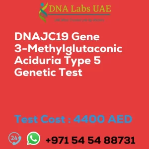 DNAJC19 Gene 3-Methylglutaconic Aciduria Type 5 Genetic Test sale cost 4400 AED