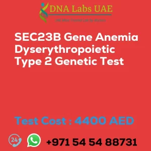 SEC23B Gene Anemia Dyserythropoietic Type 2 Genetic Test sale cost 4400 AED
