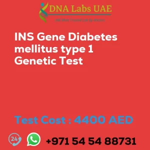 INS Gene Diabetes mellitus type 1 Genetic Test sale cost 4400 AED