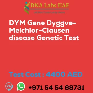 DYM Gene Dyggve-Melchior-Clausen disease Genetic Test sale cost 4400 AED