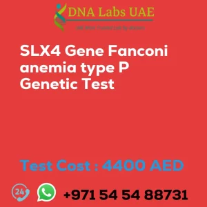 SLX4 Gene Fanconi anemia type P Genetic Test sale cost 4400 AED