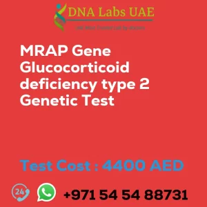 MRAP Gene Glucocorticoid deficiency type 2 Genetic Test sale cost 4400 AED