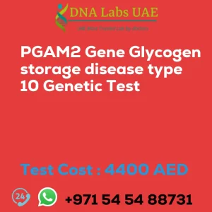 PGAM2 Gene Glycogen storage disease type 10 Genetic Test sale cost 4400 AED