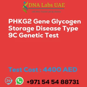 PHKG2 Gene Glycogen Storage Disease Type 9C Genetic Test sale cost 4400 AED