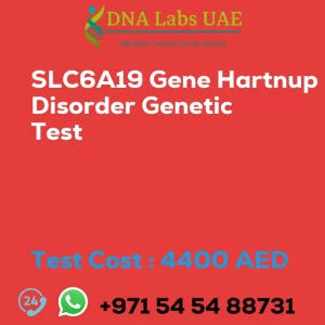 SLC6A19 Gene Hartnup Disorder Genetic Test sale cost 4400 AED