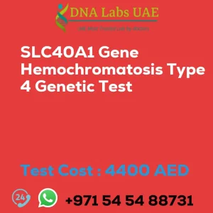 SLC40A1 Gene Hemochromatosis Type 4 Genetic Test sale cost 4400 AED