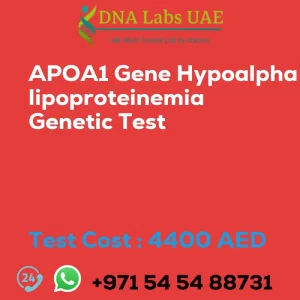 APOA1 Gene Hypoalphalipoproteinemia Genetic Test sale cost 4400 AED