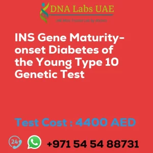 INS Gene Maturity-onset Diabetes of the Young Type 10 Genetic Test sale cost 4400 AED