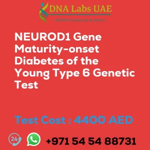 NEUROD1 Gene Maturity-onset Diabetes of the Young Type 6 Genetic Test sale cost 4400 AED