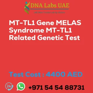 MT-TL1 Gene MELAS Syndrome MT-TL1 Related Genetic Test sale cost 4400 AED