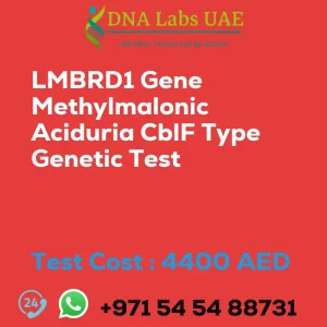 LMBRD1 Gene Methylmalonic Aciduria CblF Type Genetic Test sale cost 4400 AED