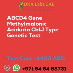 ABCD4 Gene Methylmalonic Aciduria CblJ Type Genetic Test sale cost 4400 AED