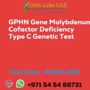 GPHN Gene Molybdenum Cofactor Deficiency Type C Genetic Test sale cost 4400 AED