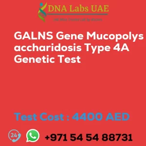 GALNS Gene Mucopolysaccharidosis Type 4A Genetic Test sale cost 4400 AED