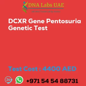 DCXR Gene Pentosuria Genetic Test sale cost 4400 AED