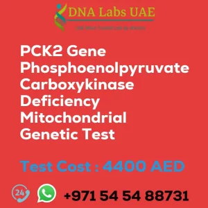 PCK2 Gene Phosphoenolpyruvate Carboxykinase Deficiency Mitochondrial Genetic Test sale cost 4400 AED