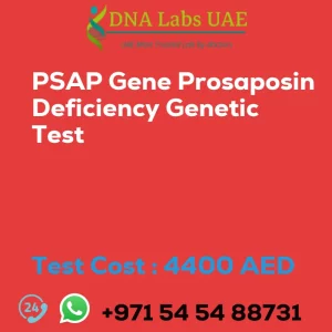 PSAP Gene Prosaposin Deficiency Genetic Test sale cost 4400 AED