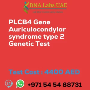 PLCB4 Gene Auriculocondylar syndrome type 2 Genetic Test sale cost 4400 AED