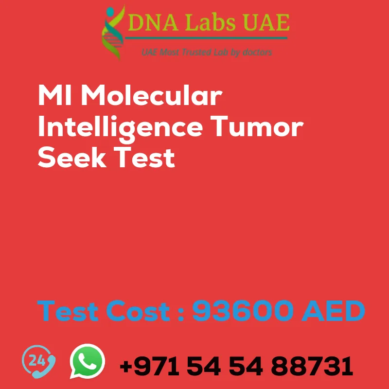 MI Molecular Intelligence Tumor Seek Test sale cost 93600 AED