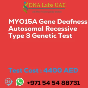 MYO15A Gene Deafness Autosomal Recessive Type 3 Genetic Test sale cost 4400 AED