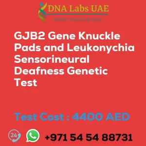 GJB2 Gene Knuckle Pads and Leukonychia Sensorineural Deafness Genetic Test sale cost 4400 AED