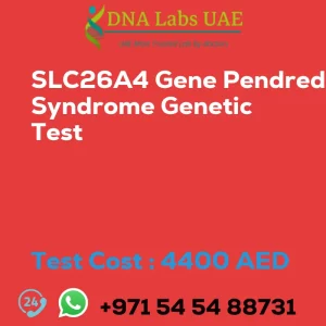 SLC26A4 Gene Pendred Syndrome Genetic Test sale cost 4400 AED
