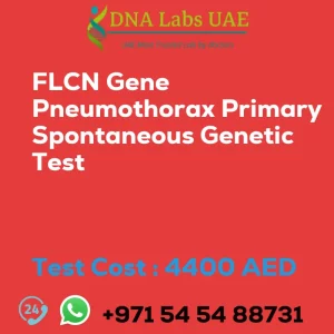 FLCN Gene Pneumothorax Primary Spontaneous Genetic Test sale cost 4400 AED