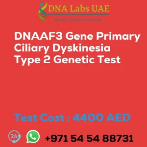 DNAAF3 Gene Primary Ciliary Dyskinesia Type 2 Genetic Test sale cost 4400 AED