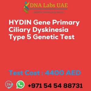 HYDIN Gene Primary Ciliary Dyskinesia Type 5 Genetic Test sale cost 4400 AED