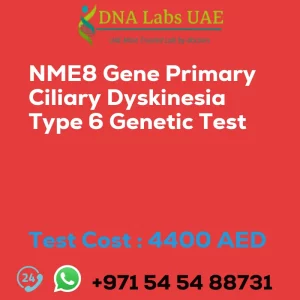 NME8 Gene Primary Ciliary Dyskinesia Type 6 Genetic Test sale cost 4400 AED