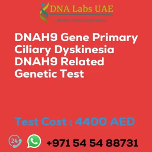 DNAH9 Gene Primary Ciliary Dyskinesia DNAH9 Related Genetic Test sale cost 4400 AED