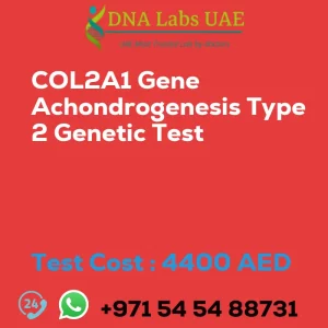 COL2A1 Gene Achondrogenesis Type 2 Genetic Test sale cost 4400 AED
