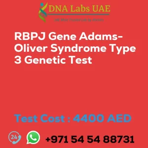 RBPJ Gene Adams-Oliver Syndrome Type 3 Genetic Test sale cost 4400 AED