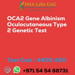 OCA2 Gene Albinism Oculocutaneous Type 2 Genetic Test sale cost 4400 AED