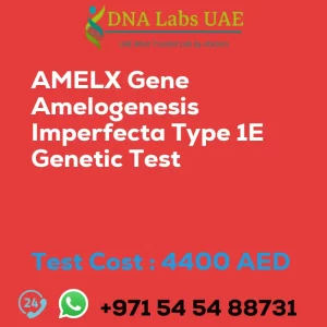 AMELX Gene Amelogenesis Imperfecta Type 1E Genetic Test sale cost 4400 AED