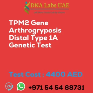 TPM2 Gene Arthrogryposis Distal Type 1A Genetic Test sale cost 4400 AED