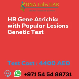 HR Gene Atrichia with Papular Lesions Genetic Test sale cost 4400 AED