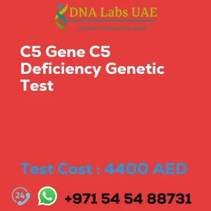 C5 Gene C5 Deficiency Genetic Test sale cost 4400 AED