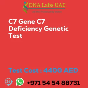 C7 Gene C7 Deficiency Genetic Test sale cost 4400 AED