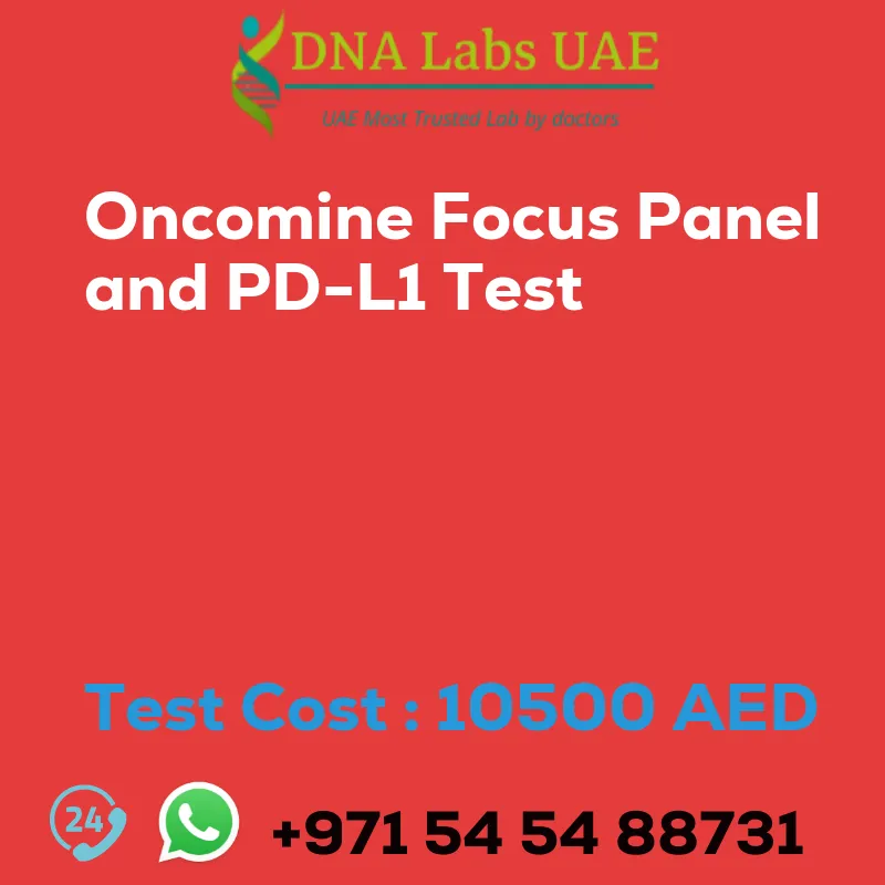 Oncomine Focus Panel and PD-L1 Test sale cost 10500 AED