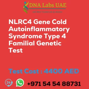 NLRC4 Gene Cold Autoinflammatory Syndrome Type 4 Familial Genetic Test sale cost 4400 AED