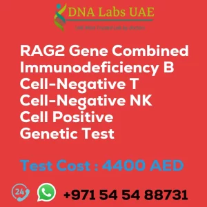 RAG2 Gene Combined Immunodeficiency B Cell-Negative T Cell-Negative NK Cell Positive Genetic Test sale cost 4400 AED