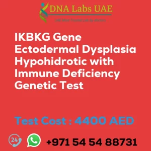 IKBKG Gene Ectodermal Dysplasia Hypohidrotic with Immune Deficiency Genetic Test sale cost 4400 AED