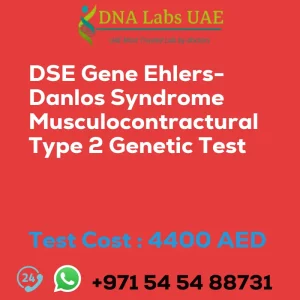 DSE Gene Ehlers-Danlos Syndrome Musculocontractural Type 2 Genetic Test sale cost 4400 AED