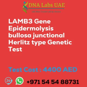 LAMB3 Gene Epidermolysis bullosa junctional Herlitz type Genetic Test sale cost 4400 AED