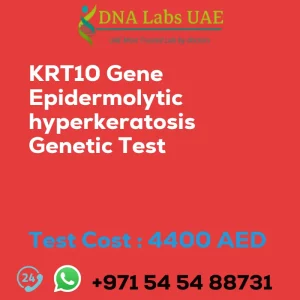 KRT10 Gene Epidermolytic hyperkeratosis Genetic Test sale cost 4400 AED