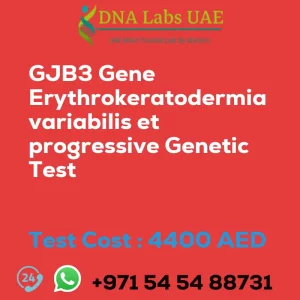 GJB3 Gene Erythrokeratodermia variabilis et progressive Genetic Test sale cost 4400 AED