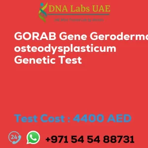 GORAB Gene Geroderma osteodysplasticum Genetic Test sale cost 4400 AED